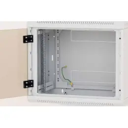 Cenově Výhodný Nástěnný rozvaděč jednodílný 9U (š)600x(h)495 perfor.dveře