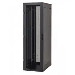 Bezpečná Platba Stojanový rozvaděč 15U (š)600x(h)600 perforované dveře.,černý