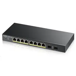 Zyxel GS1900-10HP v2 10-port Desktop Gigabit Web Smart PoE Switch, 8x gigabit PoE RJ45, 2x SFP, 70W PoE budget, fanless Výhodná Nabídka