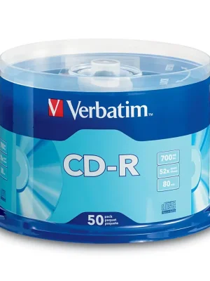 43351 - VERBATIM CD-R Spindle/Extra Protection/DL/52x/700MB - 50 pack Levný