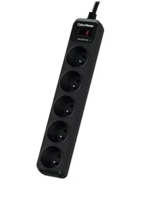 Oblíbený CyberPower Surge protection přepěťová ochrana s 5 zásuvkami - B0520SC0-FR