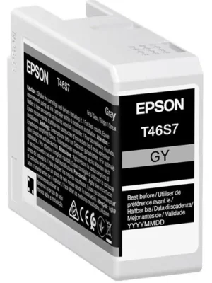 C13T46S700 - EPSON inkoustová kazeta T46S7 pro SureColor SC-P700 - Gray, originál Must-Have
