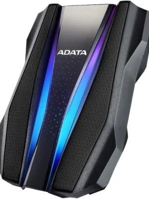 Novinka Externí HDD 2,5" ADATA HD770G - 2TB, USB 3.2, černý RGB - AHD770G-2TU32G1-CBK