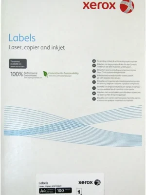 XEROX samolepici štítky A4 100 listu - 003R97400 Koupit Online