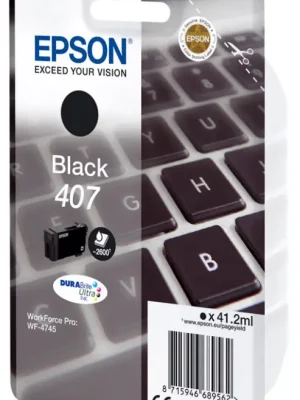 C13T07U140 - EPSON ink T07U pro WorkForce Pro WF-4745DTWF - černý XL, originál Výprodej