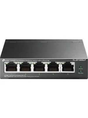 TP-Link TL-SF1005LP 5x10/100 (4xPOE) 41W Desktop Steel CCTV Switch - TL-SF1005LP Autentický