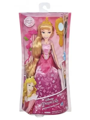 Super Cena Disney princezna Aurora s vlasovými doplňky