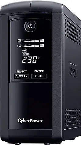 Oblíbený CyberPower Value Pro serie GreenPower UPS 1000VA / 550W, české zásuvky - VP1000ELCD-FR