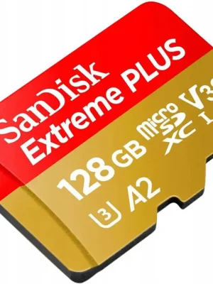 SanDisk Extreme Plus - 128GB Micro SDXC karta, 200MB/s A2 UHS-I U3 V30 + SD adaptér - SDSQXBD-128G-GN6MA Odeslání Ihned