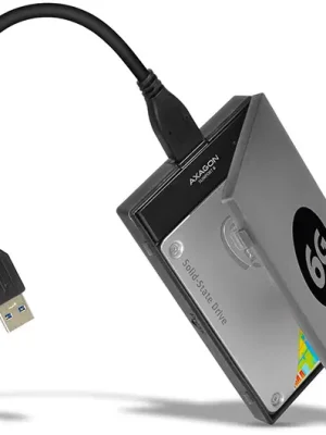 AXAGON ADSA-1S6 - USB 3.2 Gen 1 - SATA 6G SSD/HDD adaptér vč. 2.5" pouzdra Vysoce Kvalitní