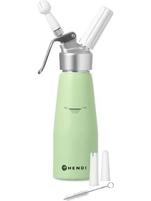 Autentický Hendi 975879 Láhev na šlehačku Kitchen line zelená