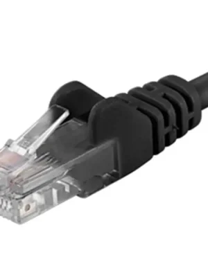 Akce PremiumCord Patch kabel UTP5e RJ45-RJ45, 3m - černá - sputp03C