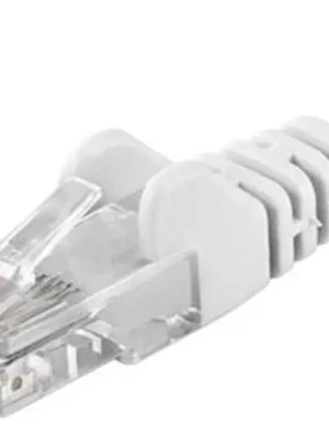 Autentický PremiumCord Patch kabel UTP5e RJ45-RJ45, 1m - bílá - sputp01W