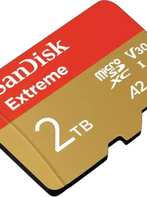 SanDisk Extreme Micro SDXC 2TB, 240MB/s A2 UHS-I U3 V30 + SD adaptér - SDSQXAV-2T00-GN6MA Objednat Nyní