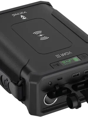 VIKING VIDAR III - outdoorová power banka 96000mAh, černá Akční Cena