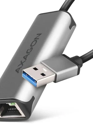 AXAGON ADE-25R - USB-A 3.2 Gen 1 - 2.5 Gigabit Ethernet síťová karta, Realtek 8156, auto install Sezónní Sleva