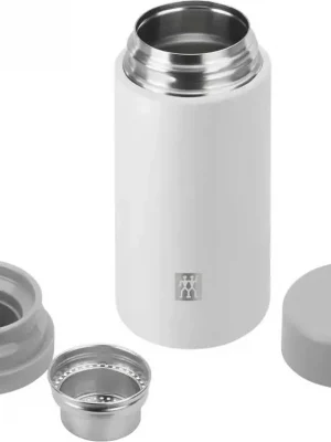 Zwilling Láhev s dvojitou stěnou, s infuserem, 420 ml bílá Výhodná Nabídka